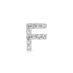 Letter F Diamond Charm