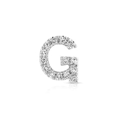 Letter G Diamond Charm