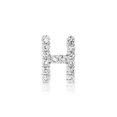 Letter H Diamond Charm