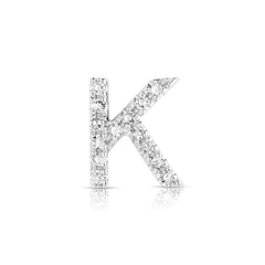 Letter K Diamond Charm