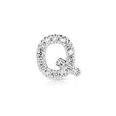 Letter Q Diamond Charm