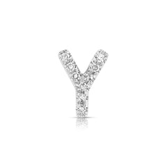 Letter Y Diamond Charm