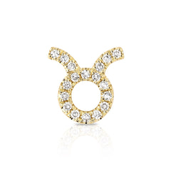 Star Sign Taurus Diamond Charm