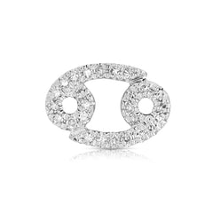 Star Sign Cancer Diamond Charm