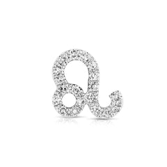 Star Sign Leo Diamond Charm