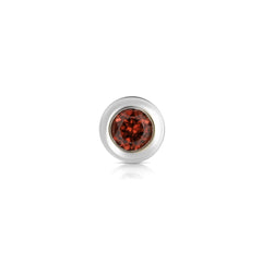 January Birth Stone Garnet Charm
