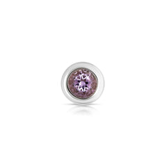February Birth Stone Amethyst Charm