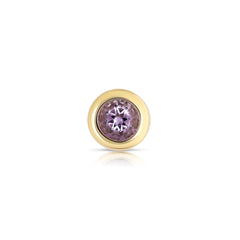 February Birth Stone Amethyst Charm