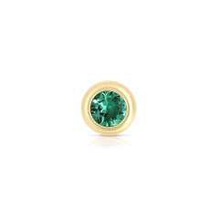 May Birth Stone Emerald Charm