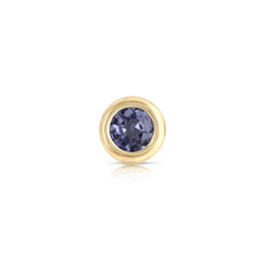 December Birth Stone Blue Tanzanite Charm