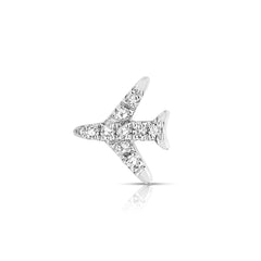 Jet-Setter Airplane Diamond Charm