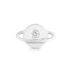 Out Of This World Saturn Diamond Charm