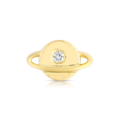 Out Of This World Saturn Diamond Charm