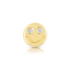 All Smiles Happy Face Diamond Charm