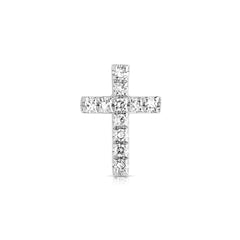 Blessed Not Stressed Cross Diamond Charm