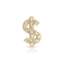 Miss Independent Dollar Sign Diamond Charm