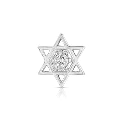 Jewish Pride Star Of David Diamond Charm
