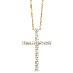 1 Ctw Colorless Flawless Diamond Cross Pendant