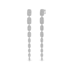 Graduating Rectangle Drop Earrings
