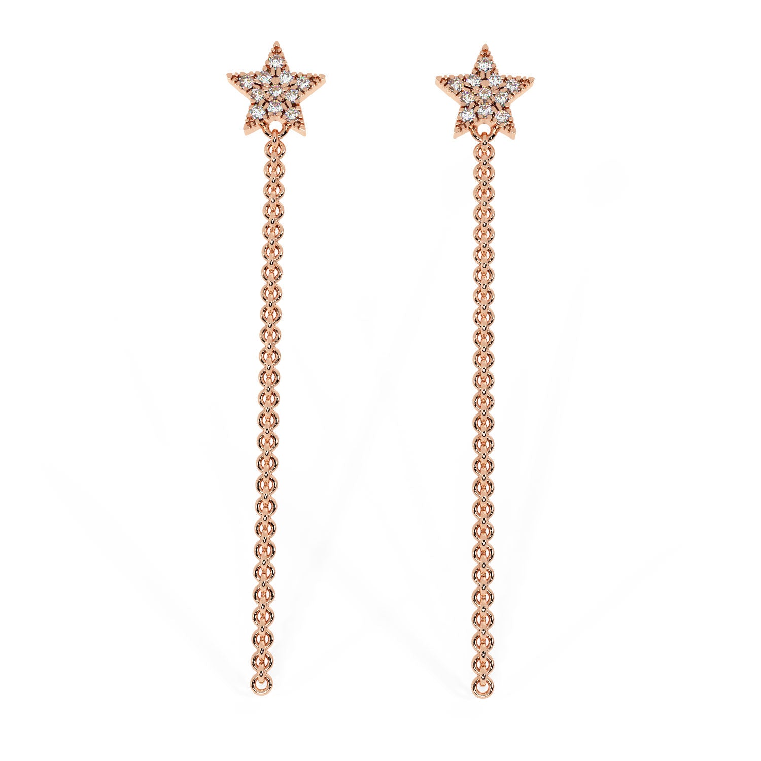 star-with-chain-dangle-stud-earrings-ecst110