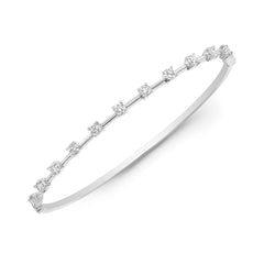 Forevermark Prong Set Diamond Bangle