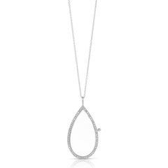 Reversible Pear Shaped Locket