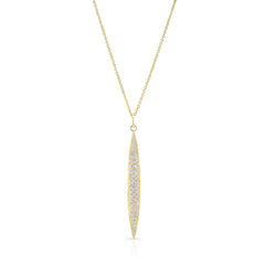 Pave Large Surf Board Pendant