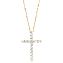 1 Ctw Diamond Cross Pendant