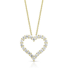 1 Ctw Diamond Heart Pendant