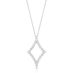 1/2 Ctw Diamond Shape Diamond Pendant