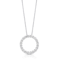 1/4 Ctw Diamond Circle Pendant