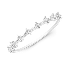 Scattered Diamonds Stackable Band
