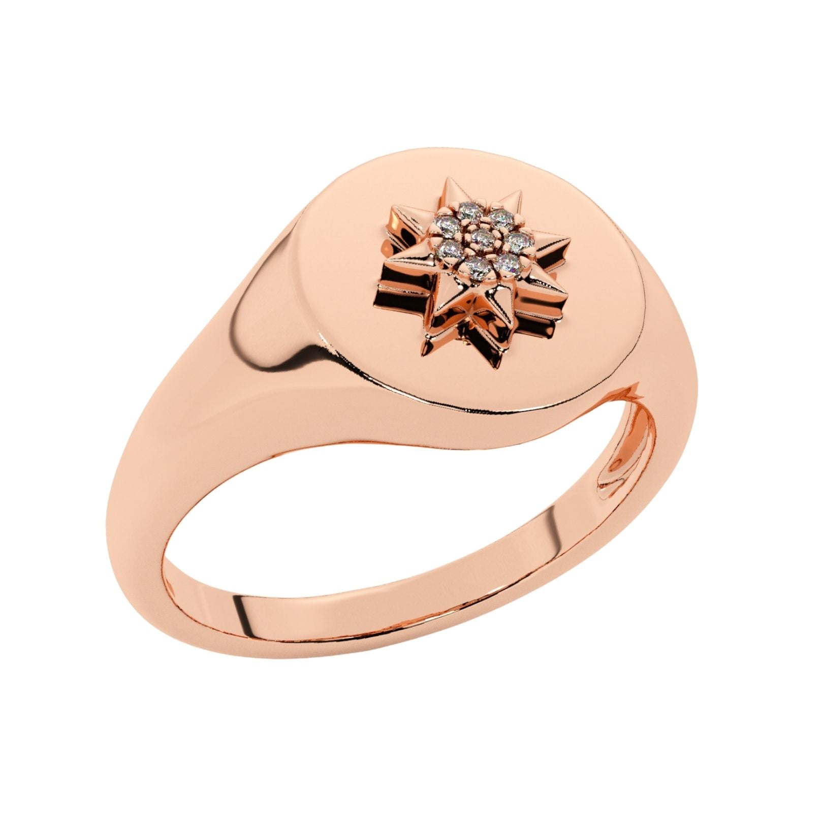 Symble Ring Oval Signet Ring With Symbol – Marc Robinson Jewelers