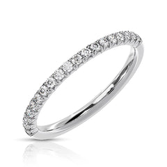One-Row Lab Grown Diamond Wedding Band