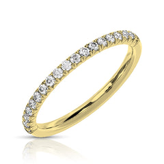 One-Row Lab Grown Diamond Wedding Band
